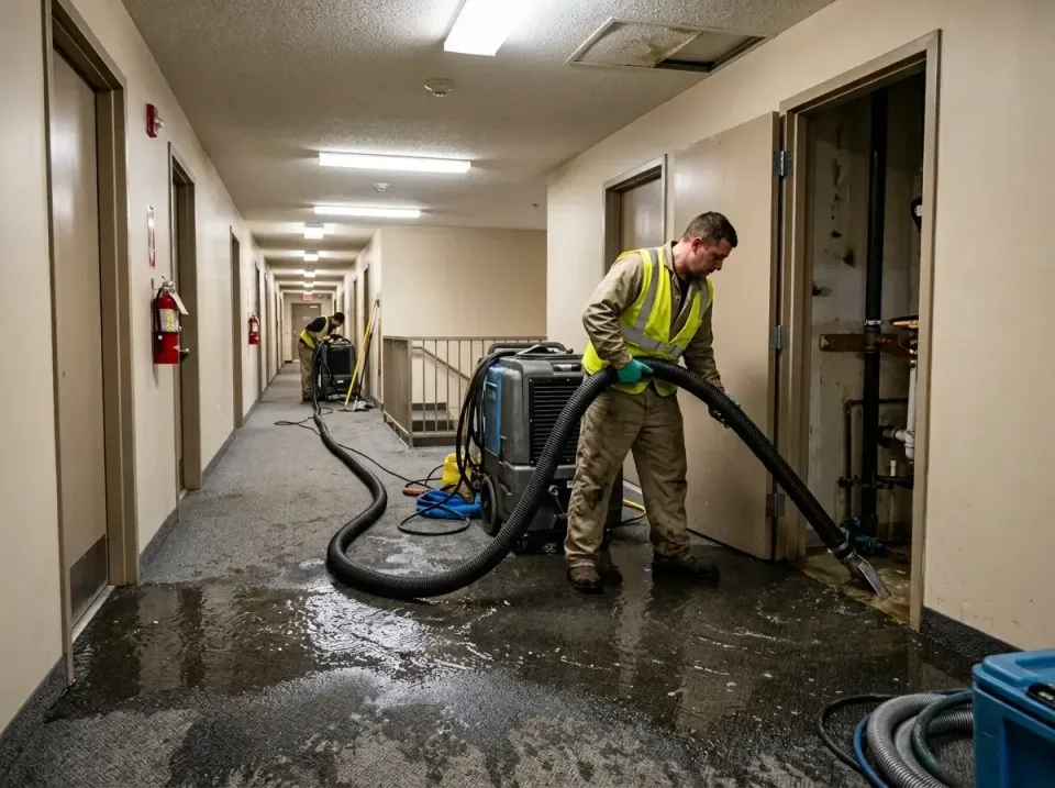 multi-unit-apartment-hallway-f-005 — frequently asked questions, Emergency Burst Pipe Water Extraction & Removal in Lindenhu…